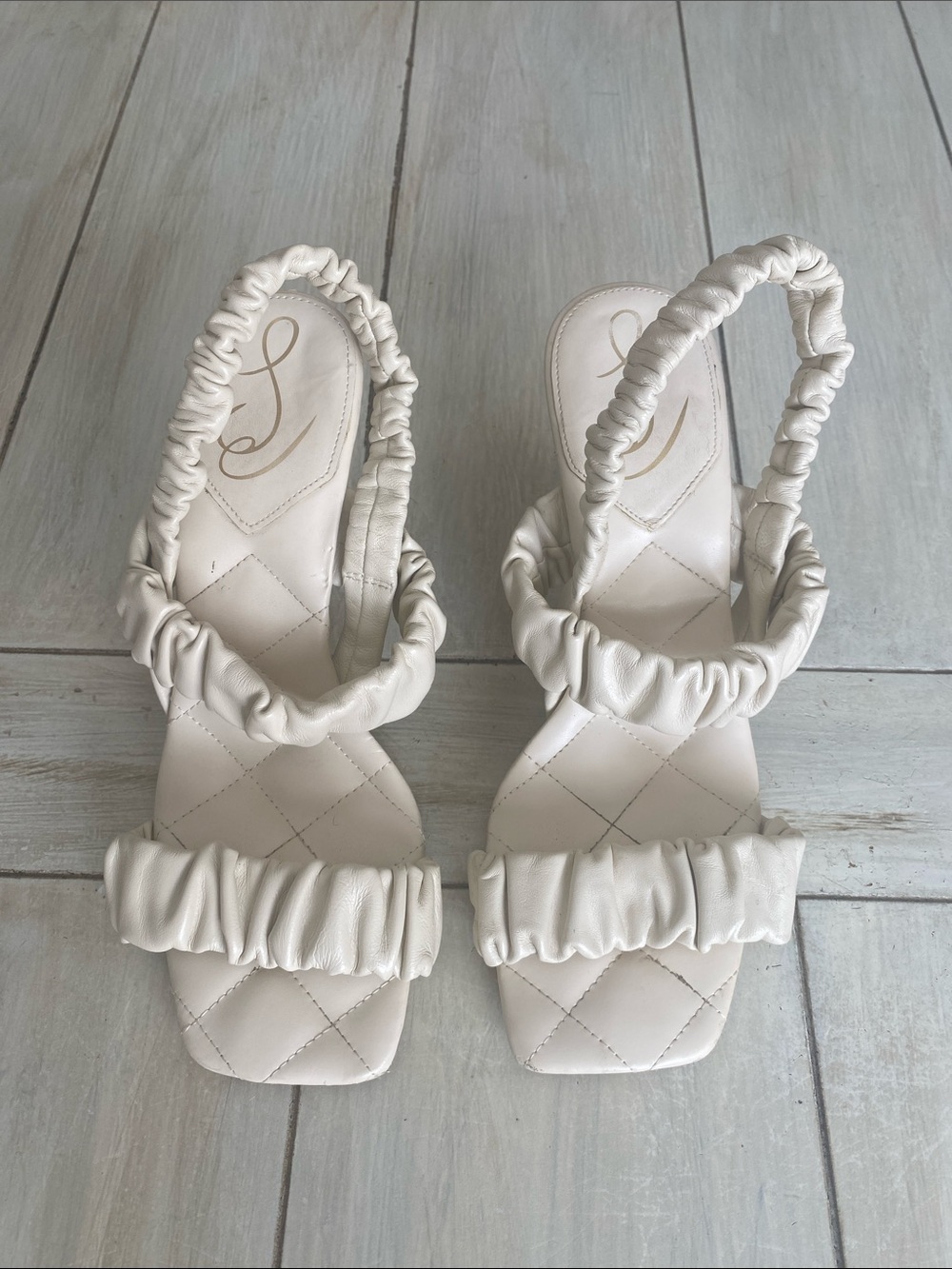 Sam Edelman Ivory Heels 8.5
